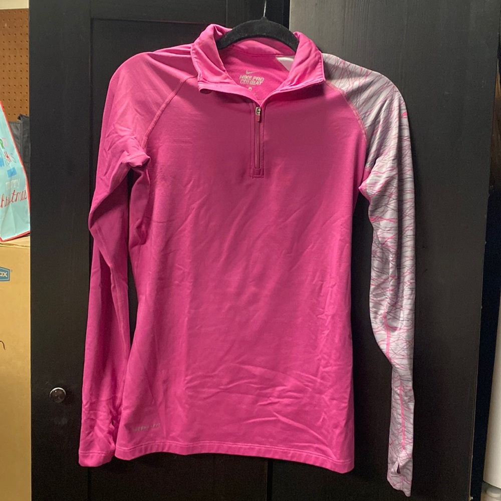 Nike dry fit half zip up